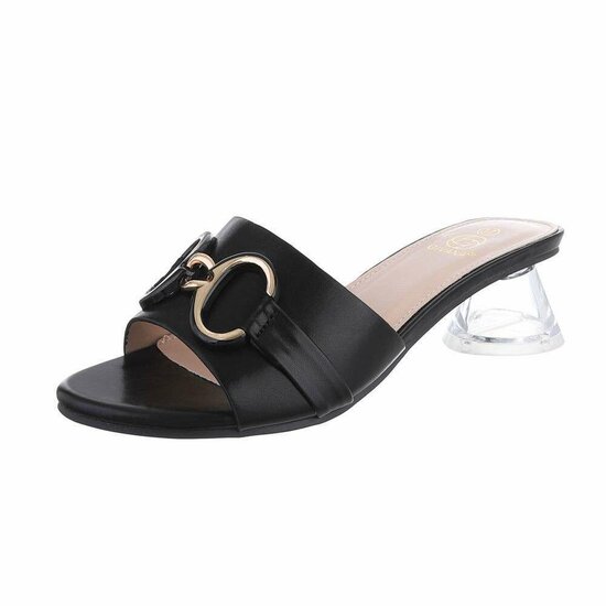 Zwarte mule Theresa.