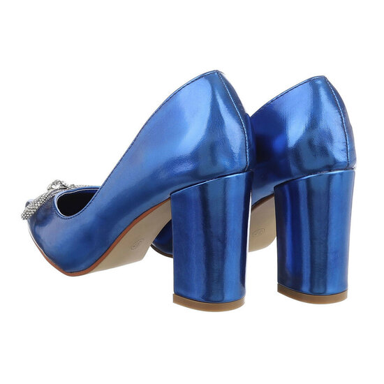 Blauwe pump Katrien.
