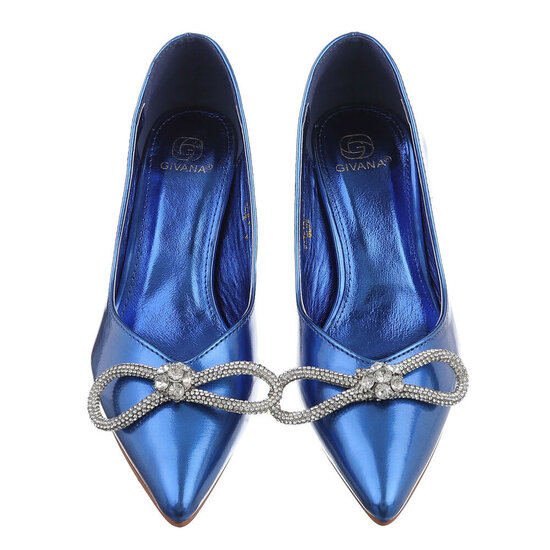 Blauwe pump Katrien.