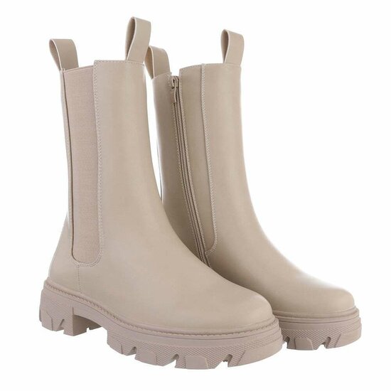 Beige Chelsea boot Aminata. SOLD OUT