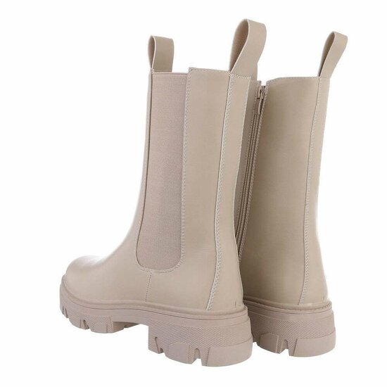 Beige Chelsea boot Aminata. SOLD OUT