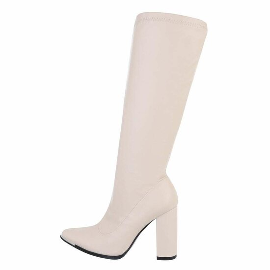 Hoge beige laars Tindra.