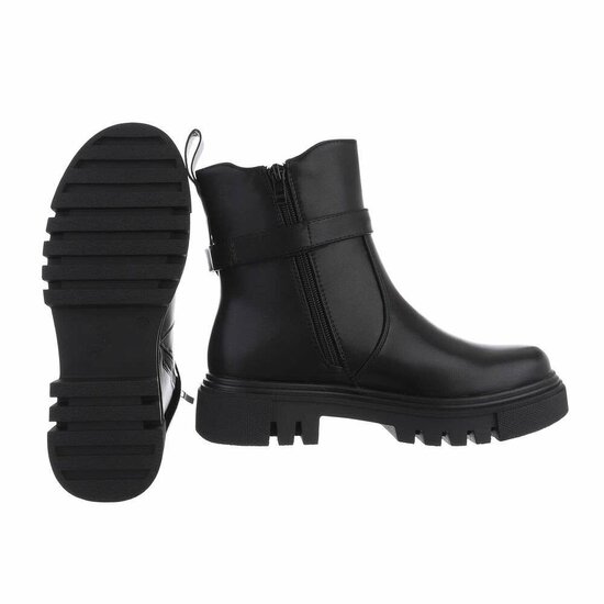 Trendy zwarte Chelsea boot Birgit.