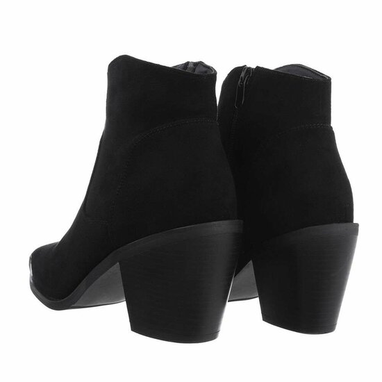 Bottines noires suèdes Amie.