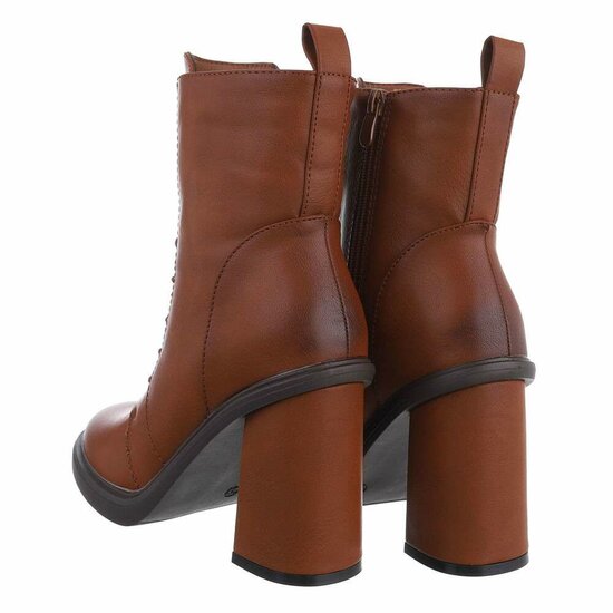 Bottines hautes camel Ammara.