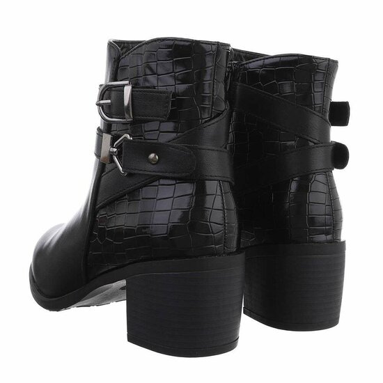 Bottines hautes noires Ankita.