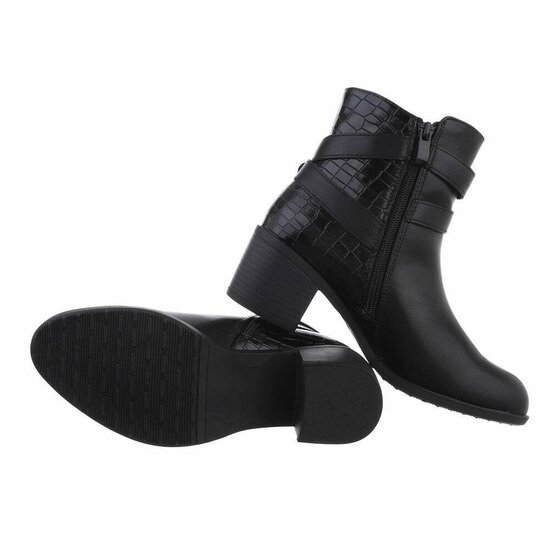 Bottines hautes noires Ankita.