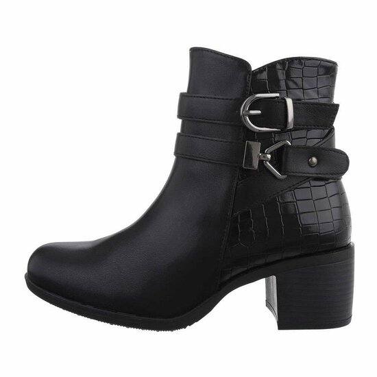 Bottines hautes noires Ankita.