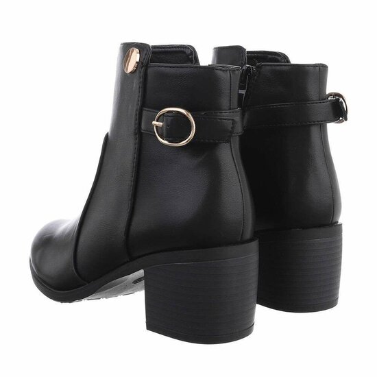 Bottines hautes noires Adelyn.