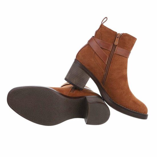 Bottines suedes camel Adanna