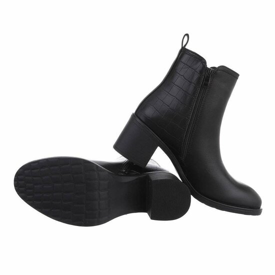 Bottines noires Albana.