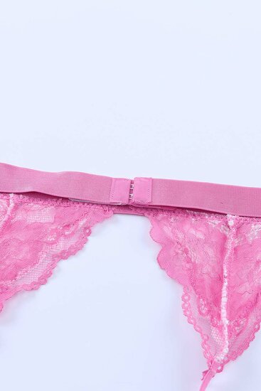 Wit-rose kanten lingerie set Alime