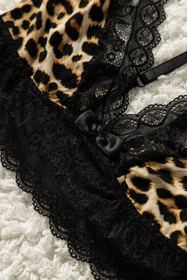 Set de lingerie noire Anetta.