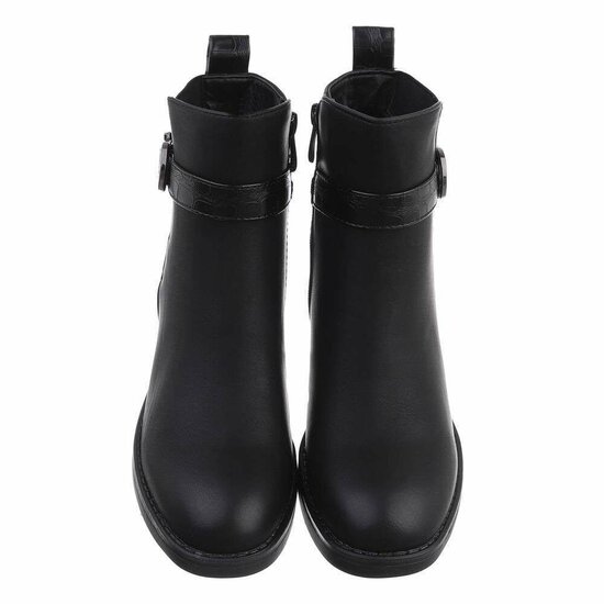 Bottines noires Alison.