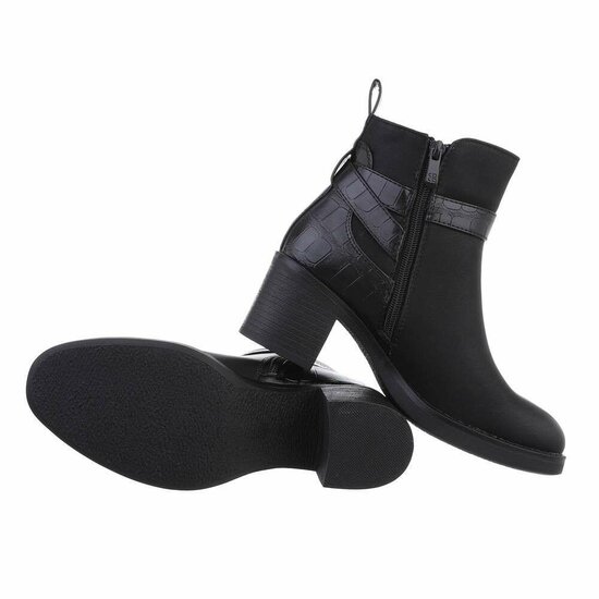 Bottines noires Alison.