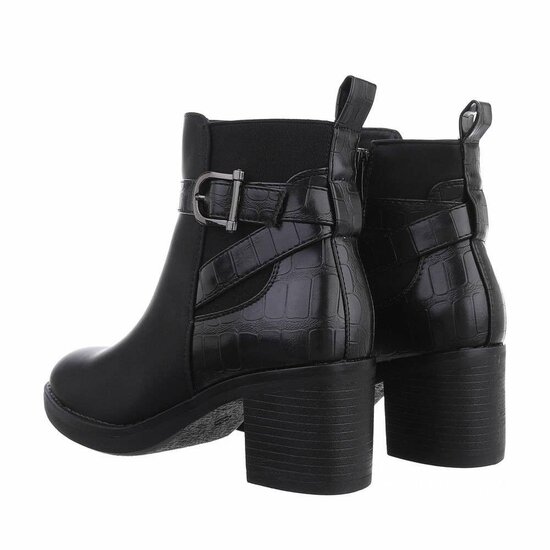 Bottines noires Alison.