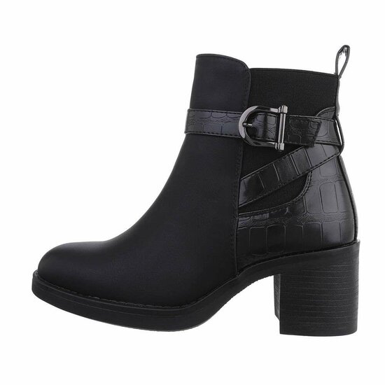 Bottines noires Alison.