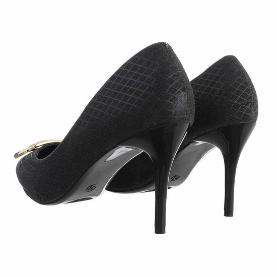 Zwarte klassieke pump Anoeska.
