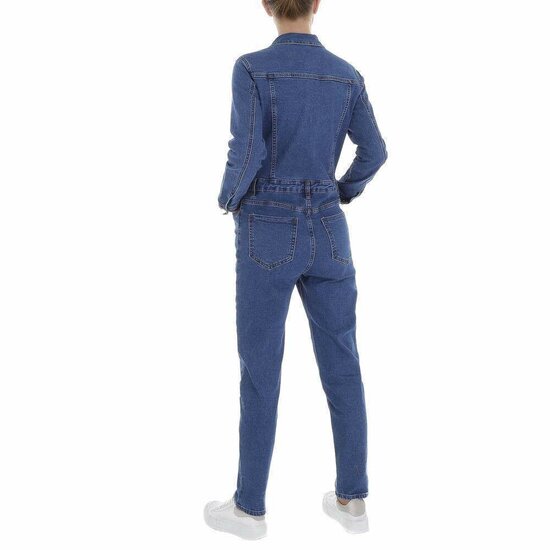 Modieuze jeans jumpsuit.