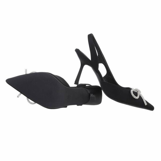 Zwarte slingback pump Asuela