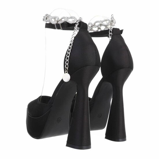 Zwarte high heel pump Asta.