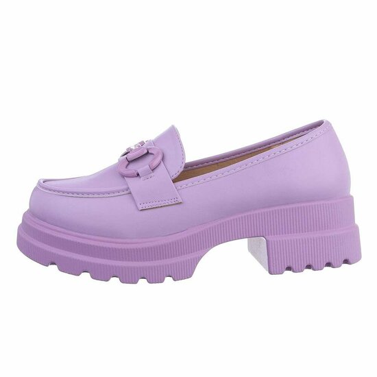 Purperen mocassin Marlies.