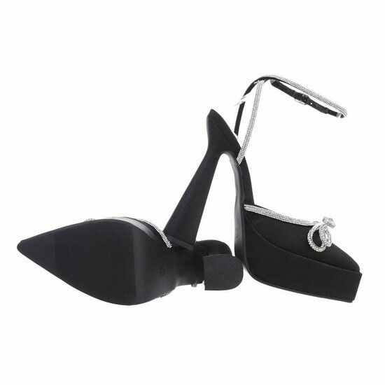 Fashion hoge zwarte pump Aurea.