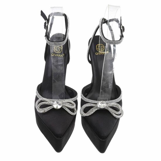 Fashion hoge zwarte pump Aurea.