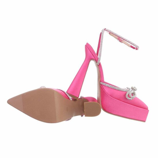 Fashion hoge fuchsia pump Aurea.