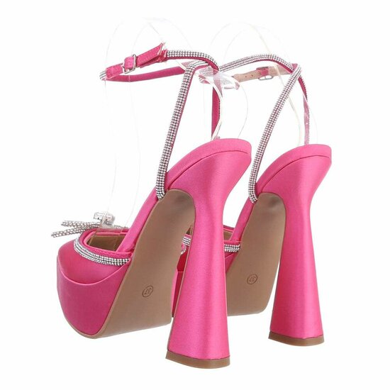 Fashion hoge fuchsia pump Aurea.