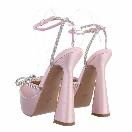 Fashion hoge rose pump Aurea.