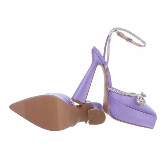 Fashion hoge purperen pump Aurea.