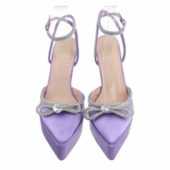Fashion hoge purperen pump Aurea.