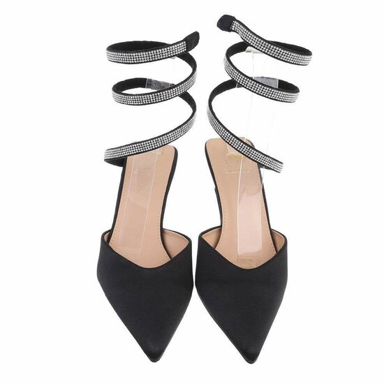 Zwarte trendy pump Avely.