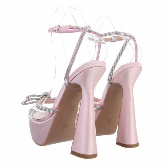 Fashion hoge rose pump Pandora.