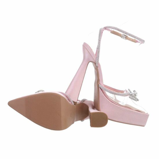 Fashion hoge rose pump Pandora.
