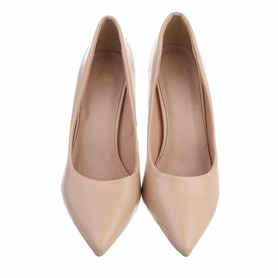 Beige pump Adara.