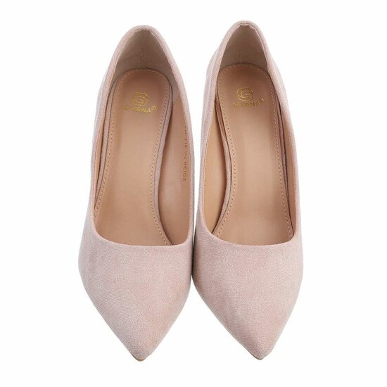 Beige daimen pump Adiana.
