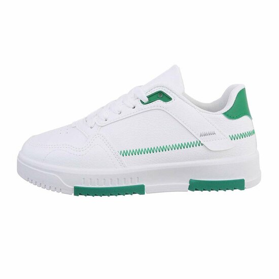 Lage witte sneaker Jaqueline.