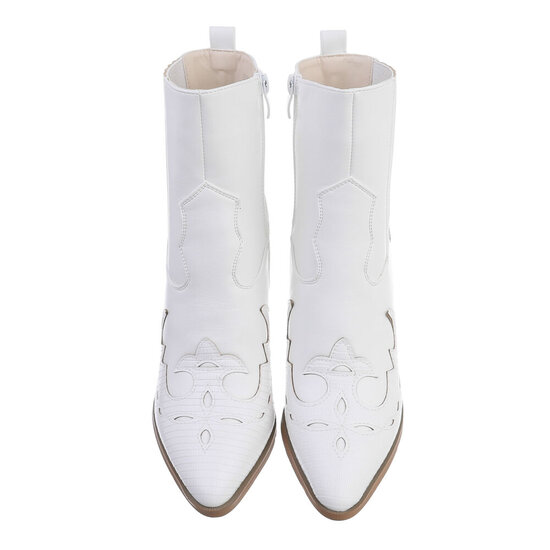 Bottines blanches Arjanne.