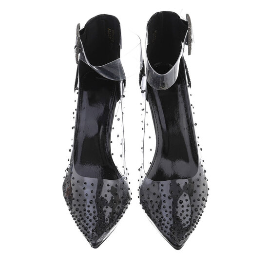 Zwarte high heel pump Cindy.