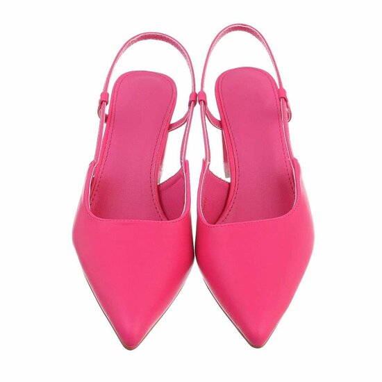 Fuchsia slingback pump Annebeth.