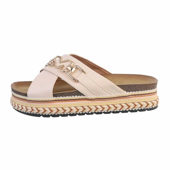 Beige mule Madeleine.SOLD OUT