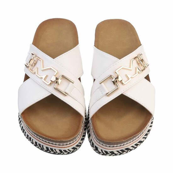 Witte mule Madeleine.SOLD OUT
