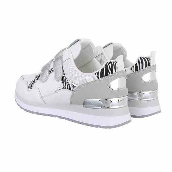 Witte mix lage mix sneaker Mary.