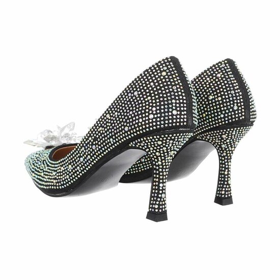Zwarte high heel pump Mirjam.