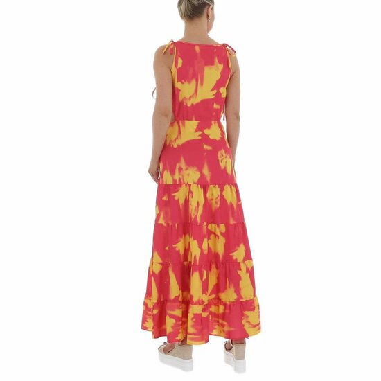 Rose armloze maxi jurk.