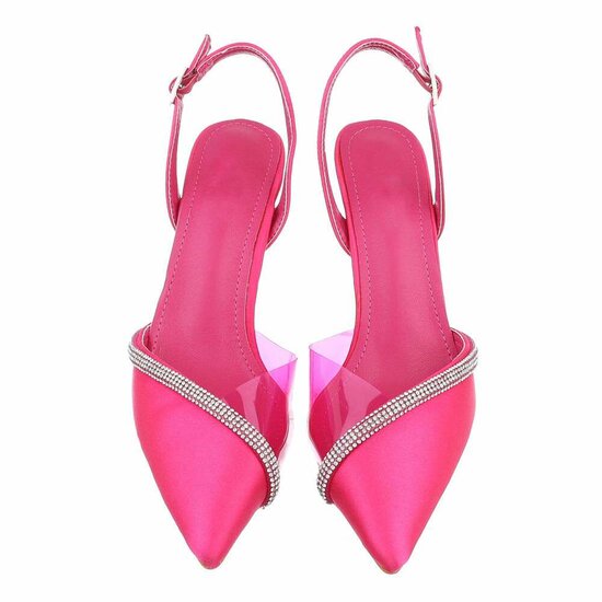 Fuchsia slingback pump Dinie.