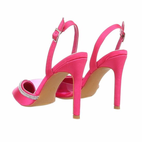 Fuchsia slingback pump Dinie.