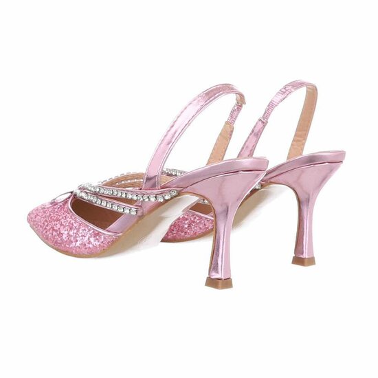 Rose slingback pump Bianca.